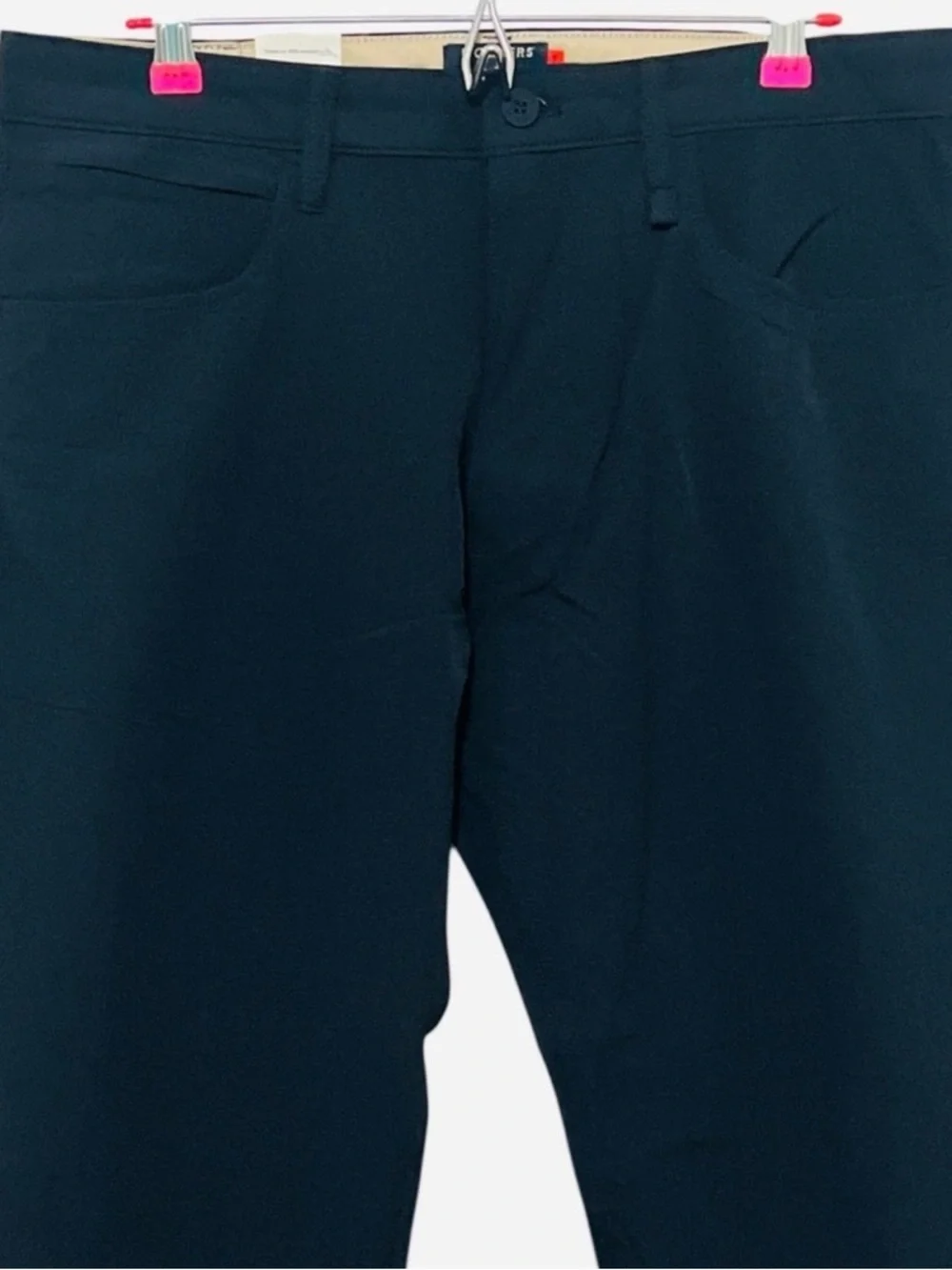 Dockers Mens Pants Go Jean Cut Straight Fit Security Pocket Gray Size 52x32